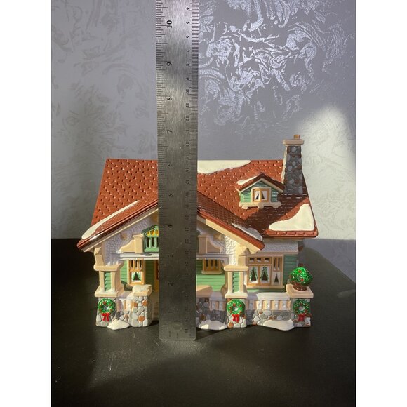 Department 56 Snow Village "Craftsman Cottage" 1992 Christmas Decor - Picture 10 of 10